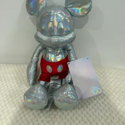 Peluche Mickey Disney 100 brillante neuve avec étiquette